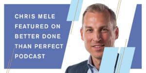 Chris Mele Guest Appearance on Better Done Than Perfect with Jane Portman
