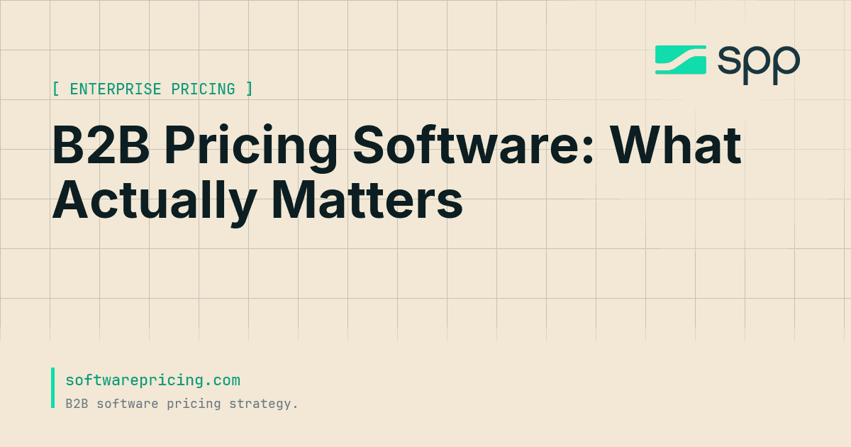 B2B Pricing Software: Capabilities vs Implementation Gaps